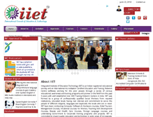 Tablet Screenshot of iiet.net